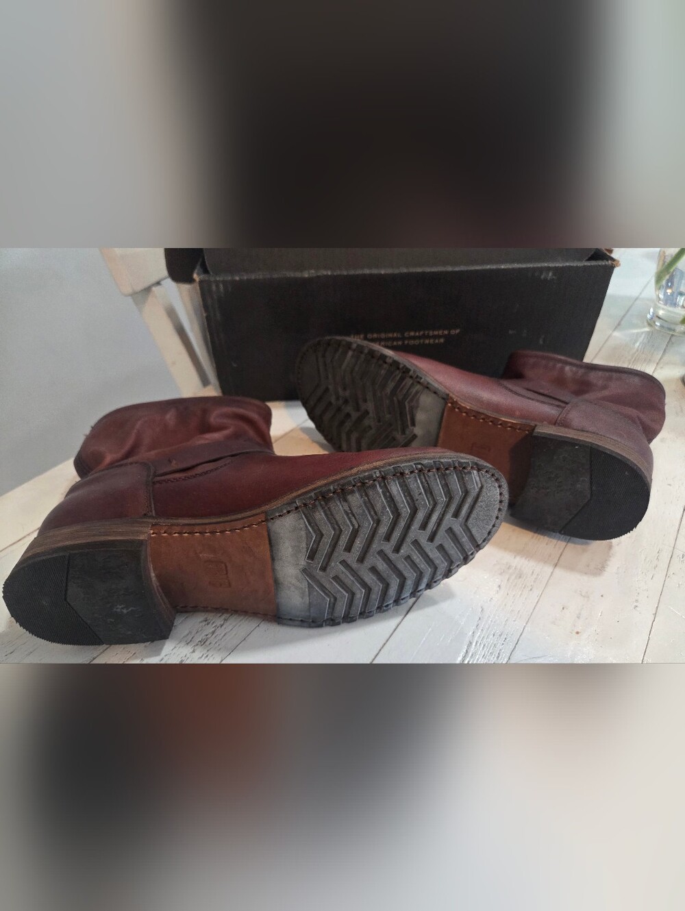 New - Frye Veronica Leather Bootie in Tonara Redwood, 8.5 - Picture 9 of 16
